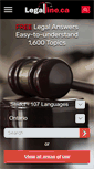Mobile Screenshot of legalline.ca